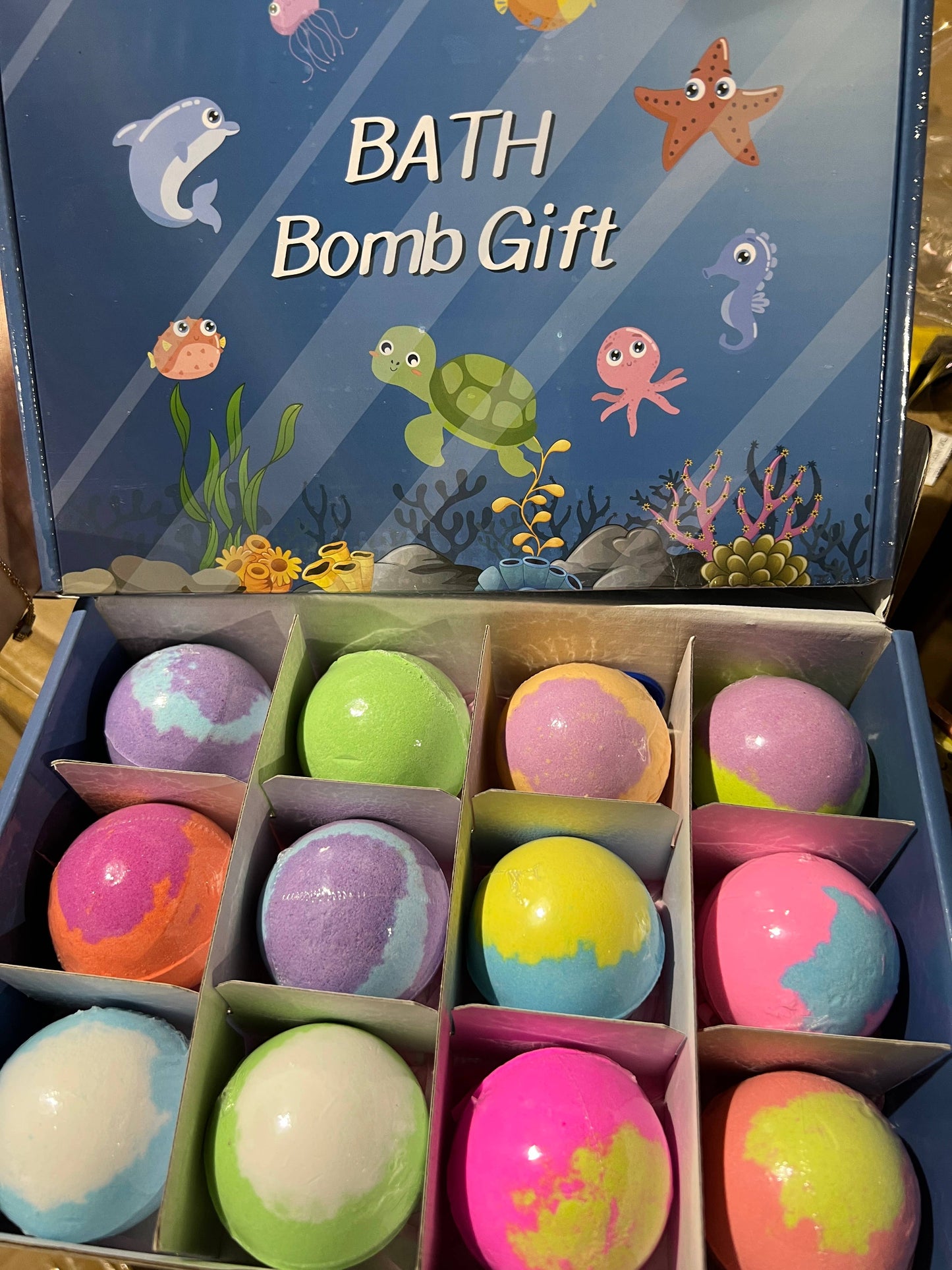 Ocean Theme Bath Bomb w/ Surprise Inside