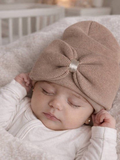 Baby's First Hat®, Tan Bow