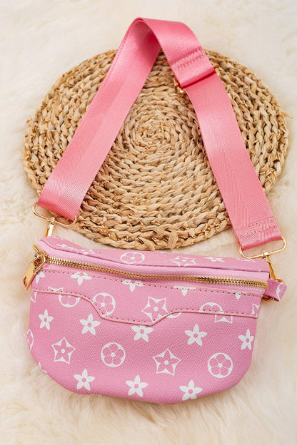 Pink/White Louis Crossbody