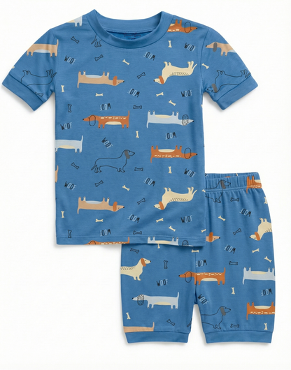 Sausage Dogs Bamboo Short Sleeve PJ's