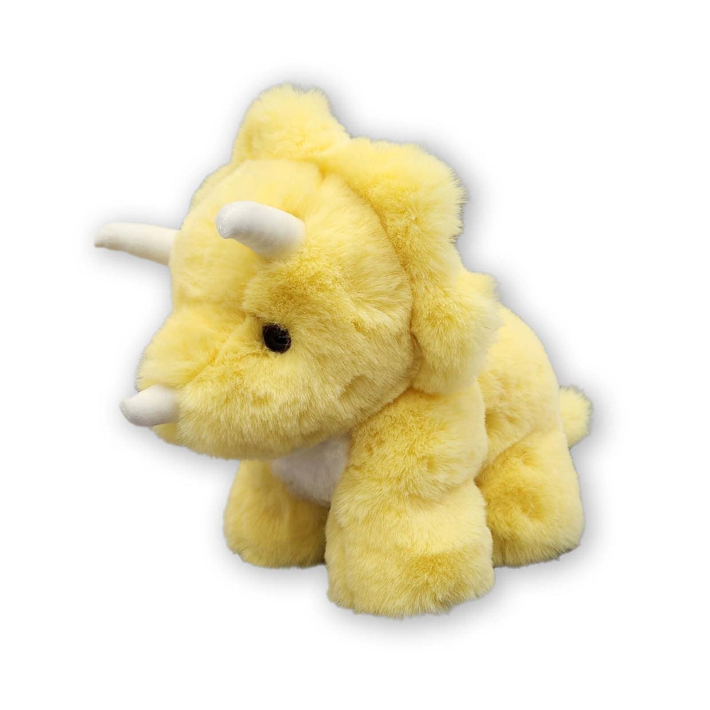 World's Softest Plush Huggee 11inch- Baby Yellow Triceratops