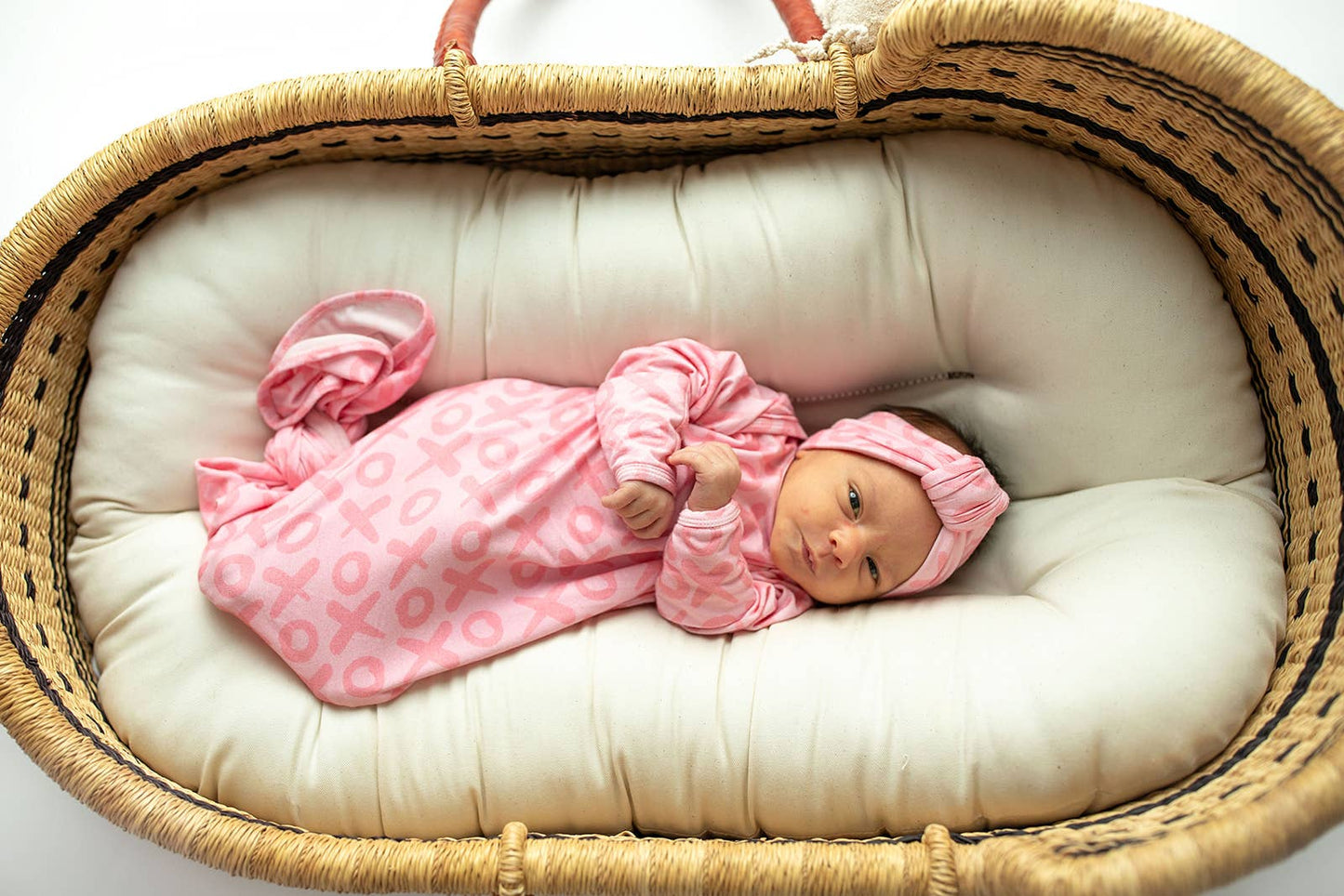 XOXO Love Knotted Newborn Baby Gown