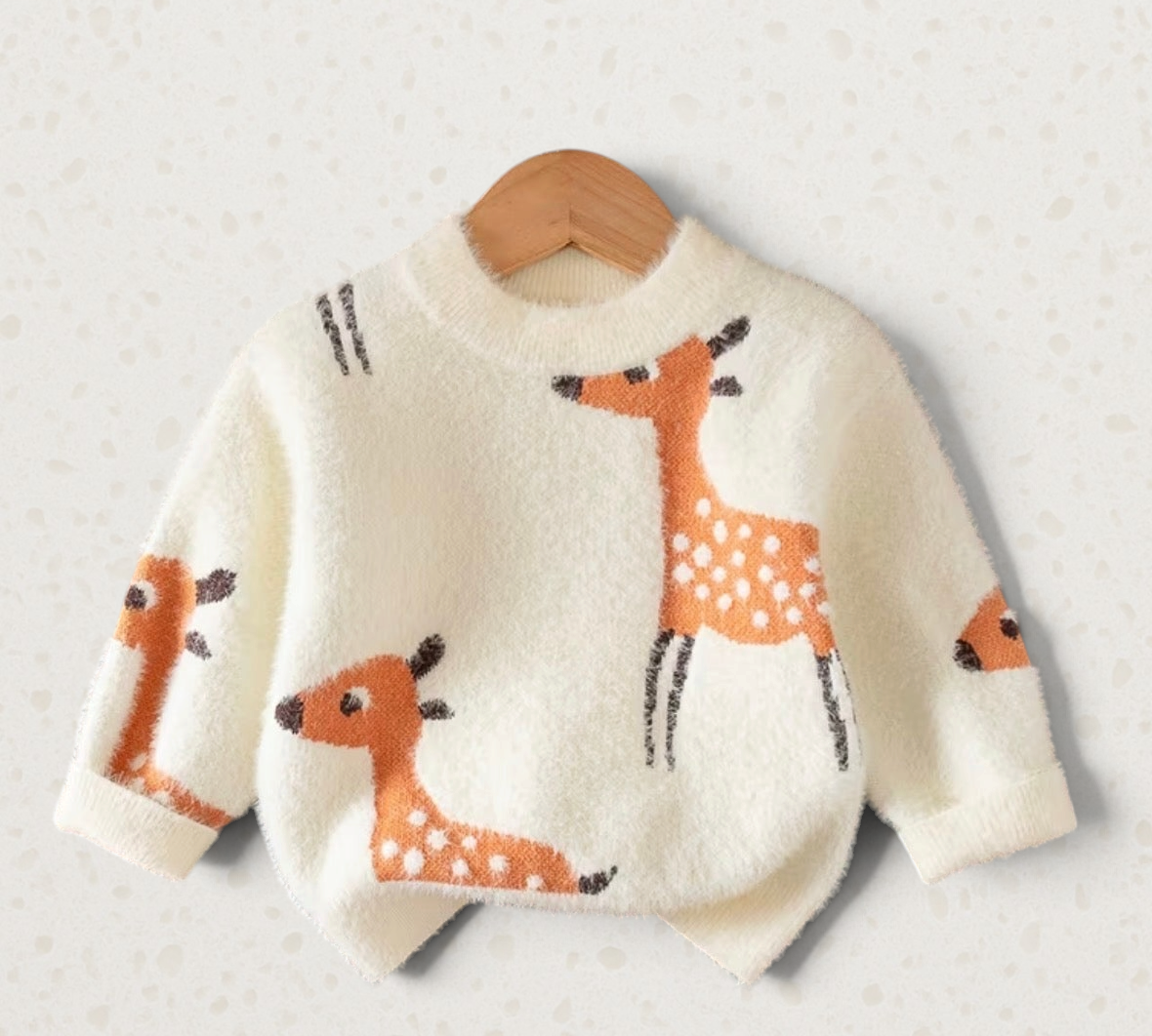 Cozy Knit Reindeer Sweater