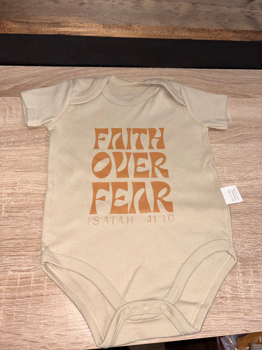Faith Over Fear Onesie