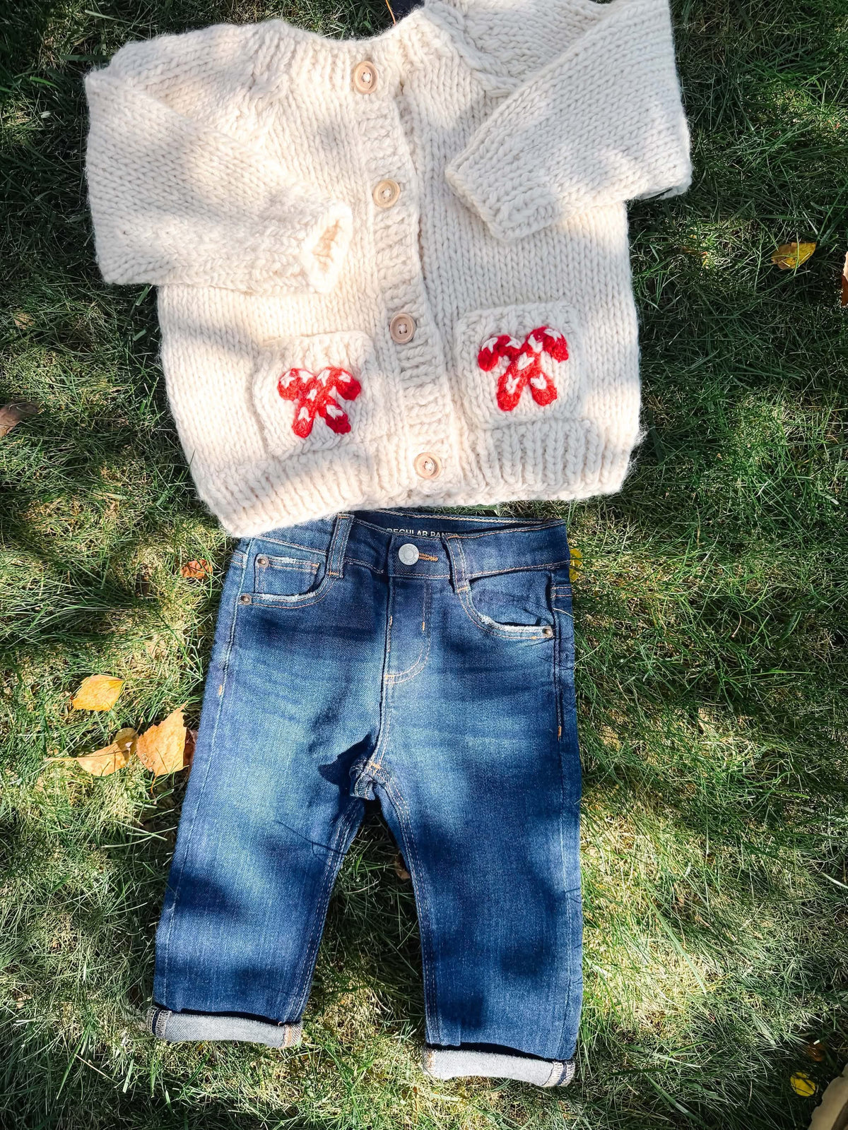 Candy Cane Cardigan Sweater