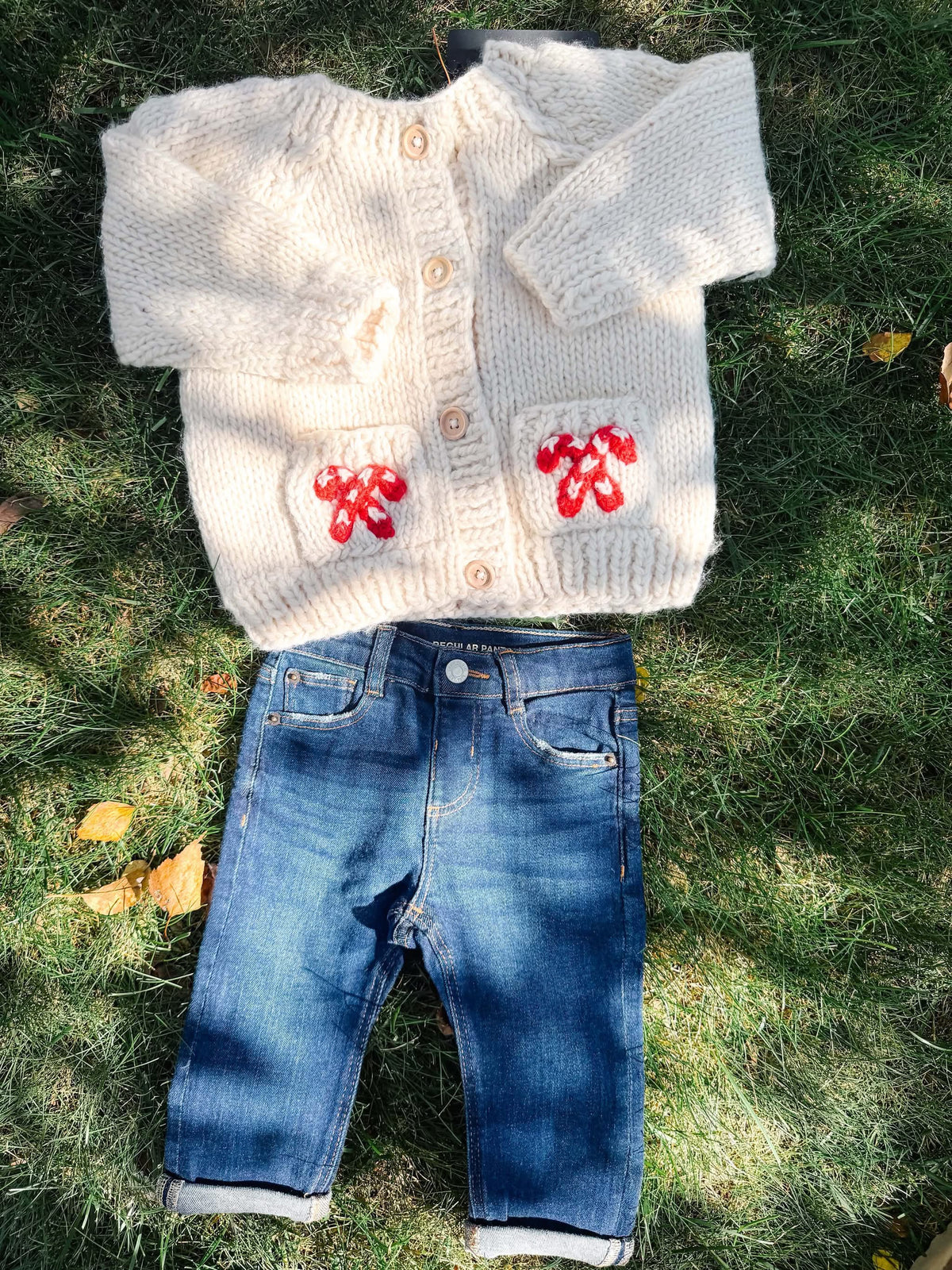 Candy Cane Cardigan Sweater