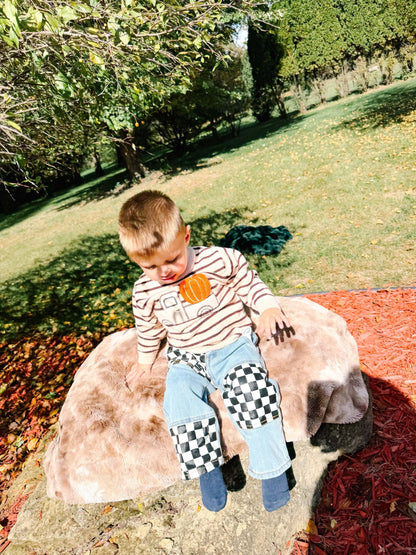 Pumpkin Hauler Embroidered Sweater