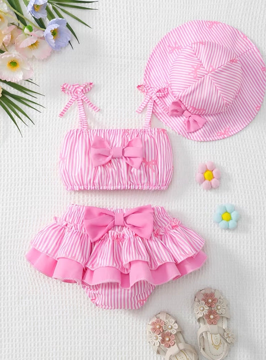 Pink Stripe Summer Set