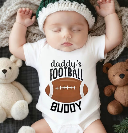Daddy's Football Buddy Onesie