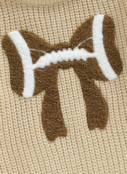 Knit Football Sweater