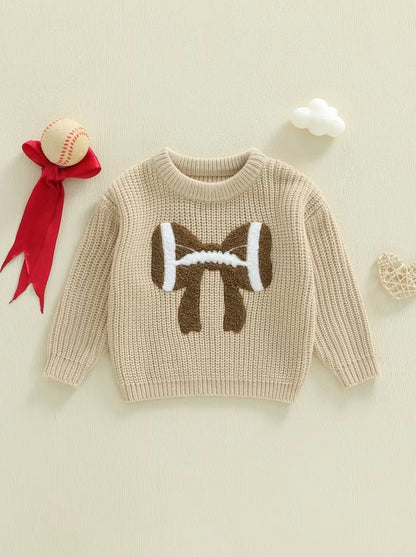 Knit Football Sweater