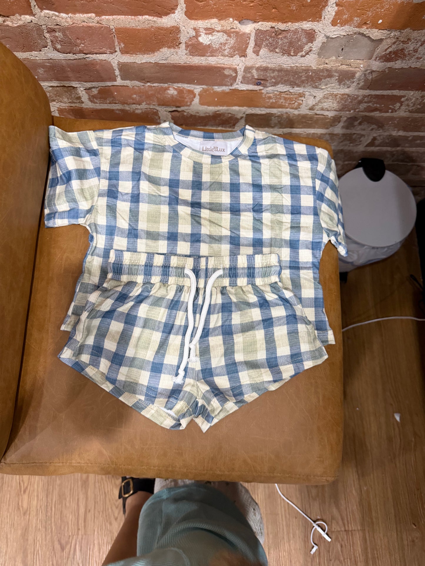 Plaid Slouchy Set