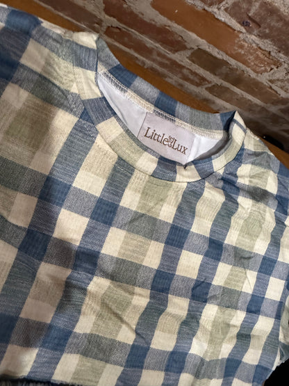Plaid Slouchy Set