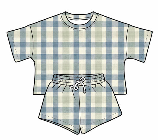 Plaid Slouchy Set