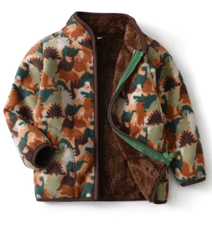 Dino Fleece Zip Up