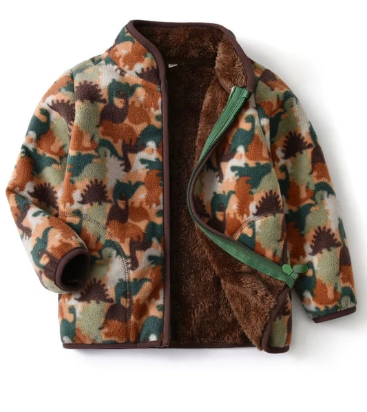 Dino Fleece Zip Up
