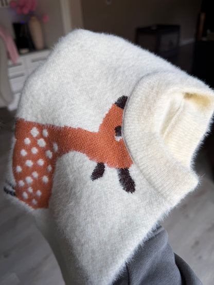 Cozy Knit Reindeer Sweater