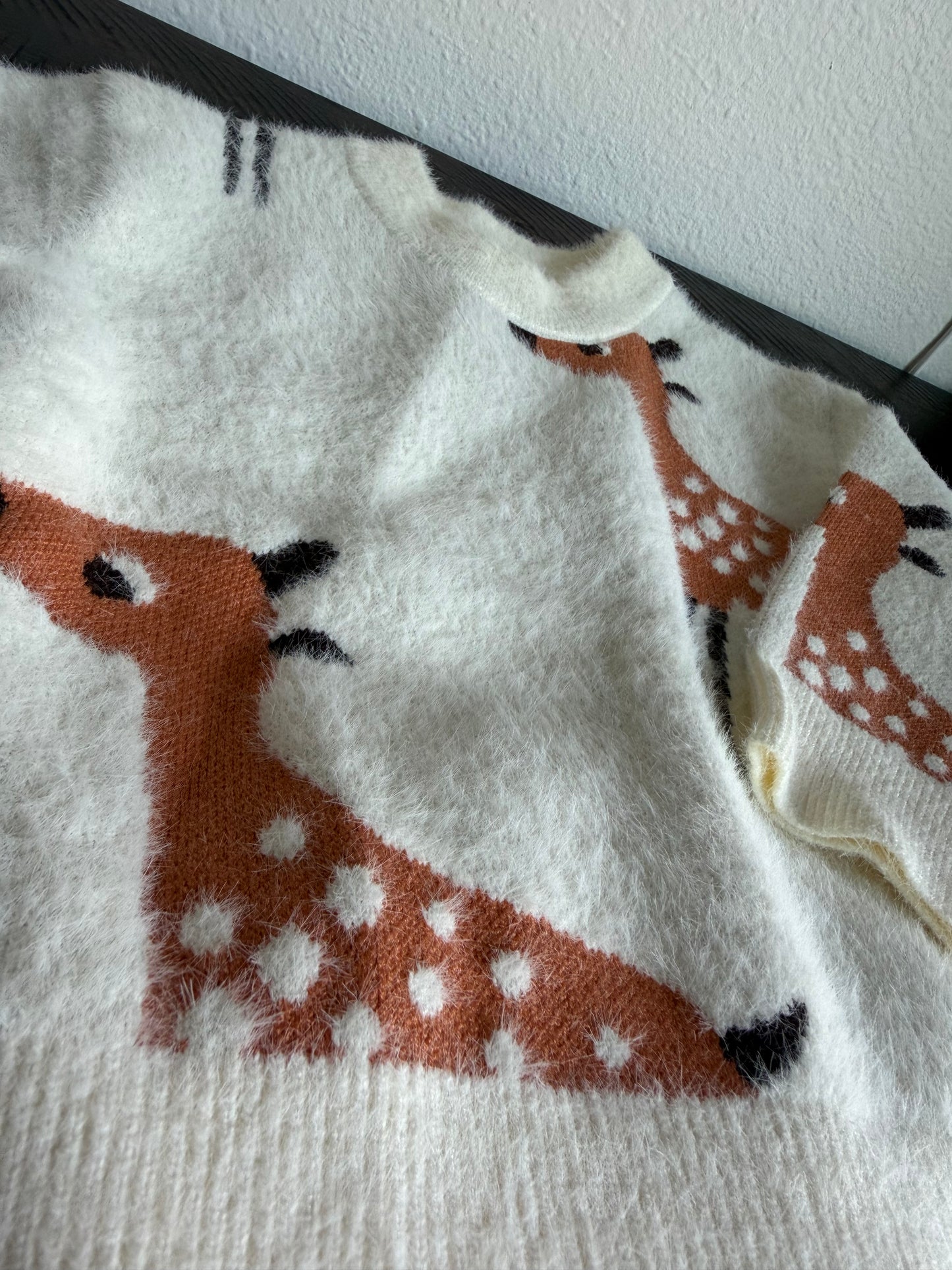 Cozy Knit Reindeer Sweater