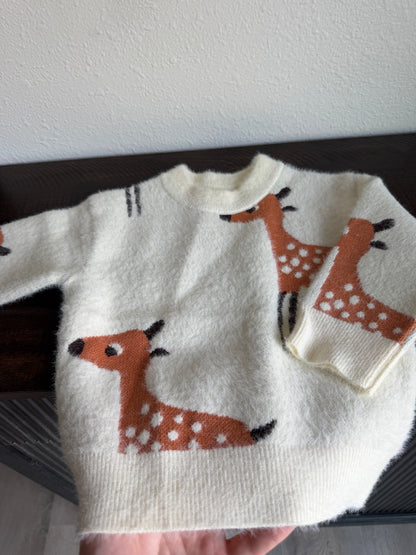 Cozy Knit Reindeer Sweater
