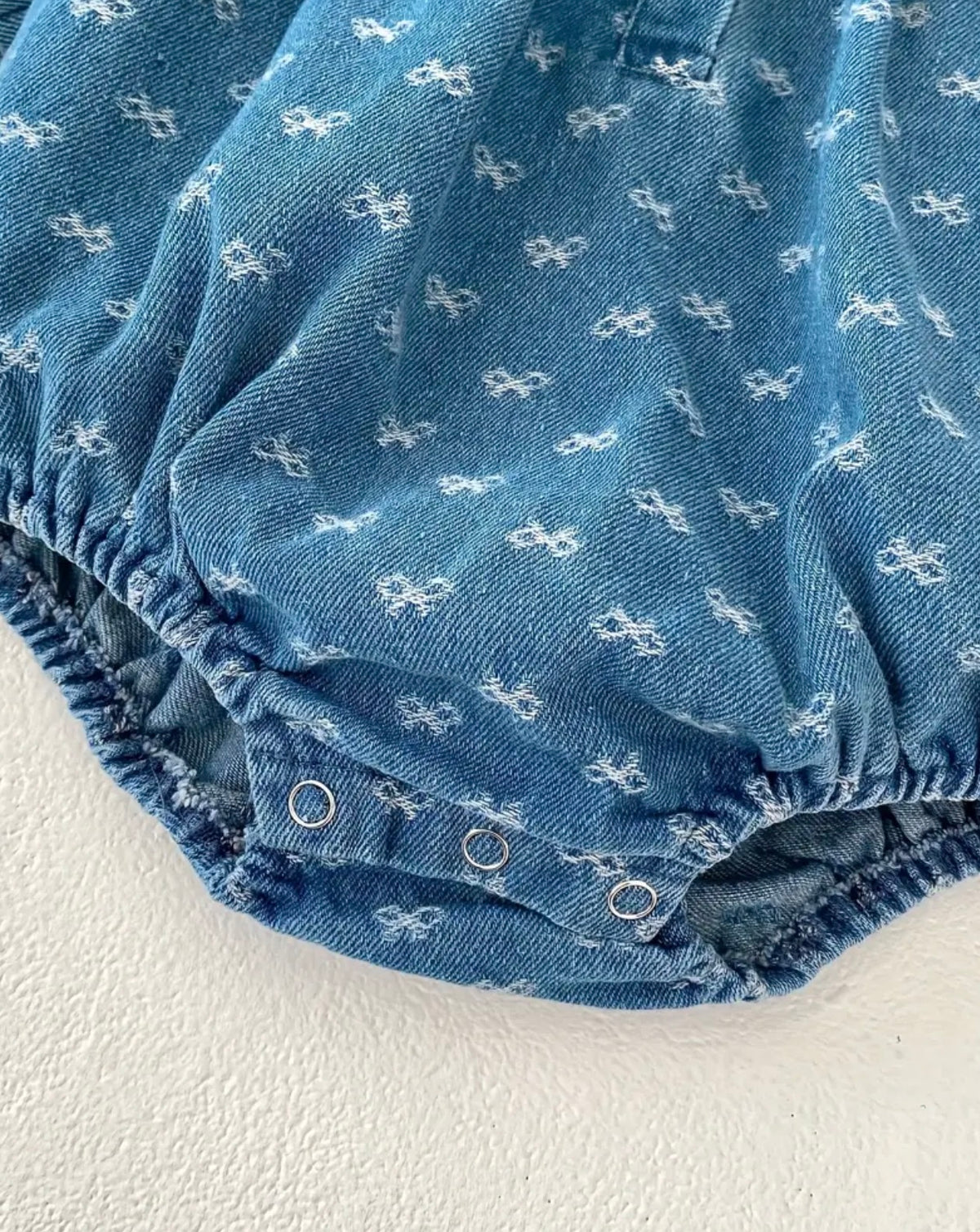 Denim Ruffle Bubble