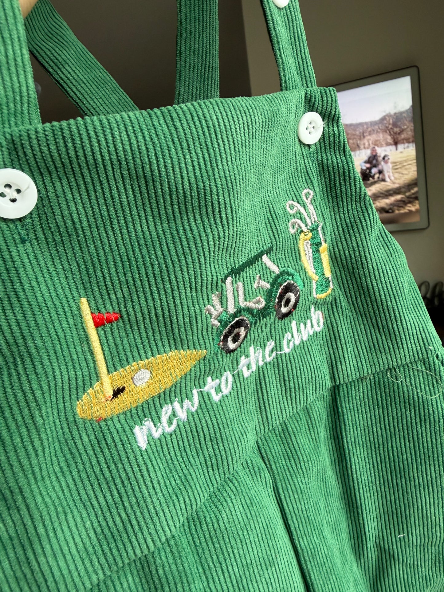 Corduroy Golf Overalls