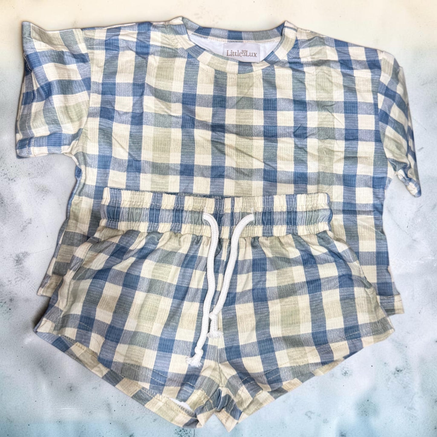 Plaid Slouchy Set