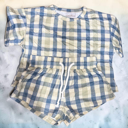 Plaid Slouchy Set