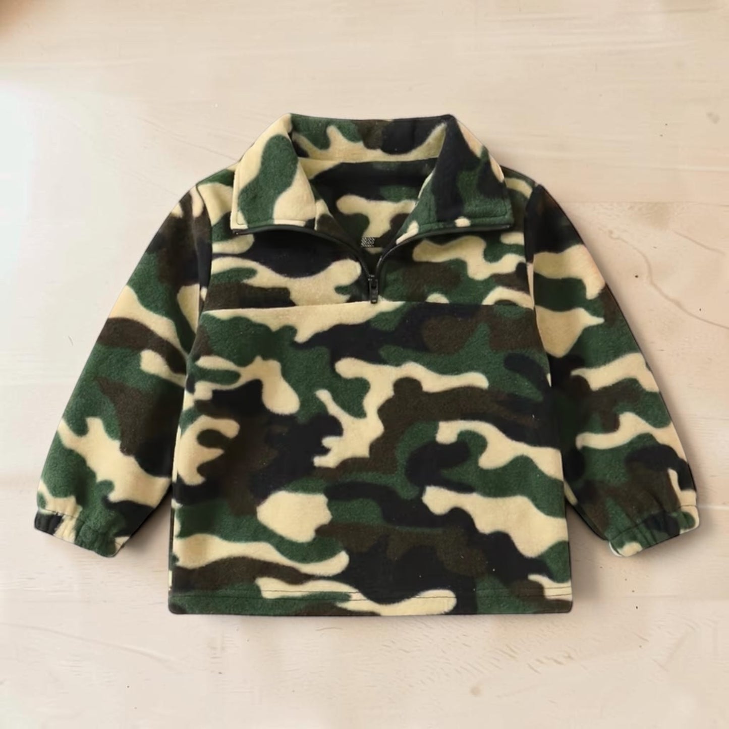 Camo Fleece Half Zip