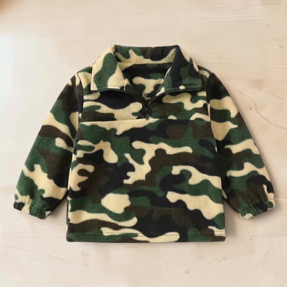 Camo Fleece Half Zip