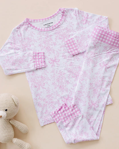 Petal Whimsy Bamboo Long Sleeve Set