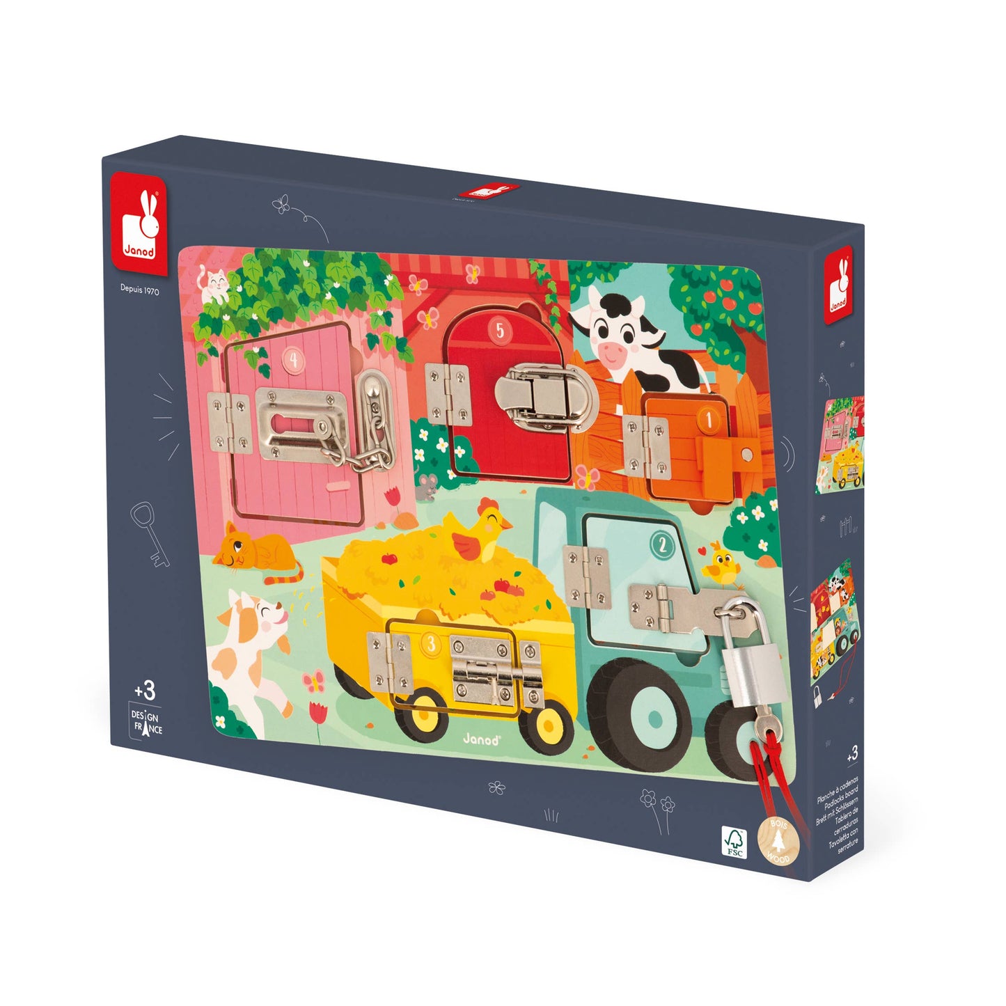 Interactive Padlocks Board | Farm