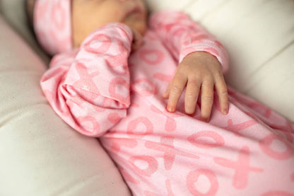 XOXO Love Knotted Newborn Baby Gown