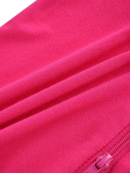 Hot Pink Bamboo Baby Convertible Zippy Romper