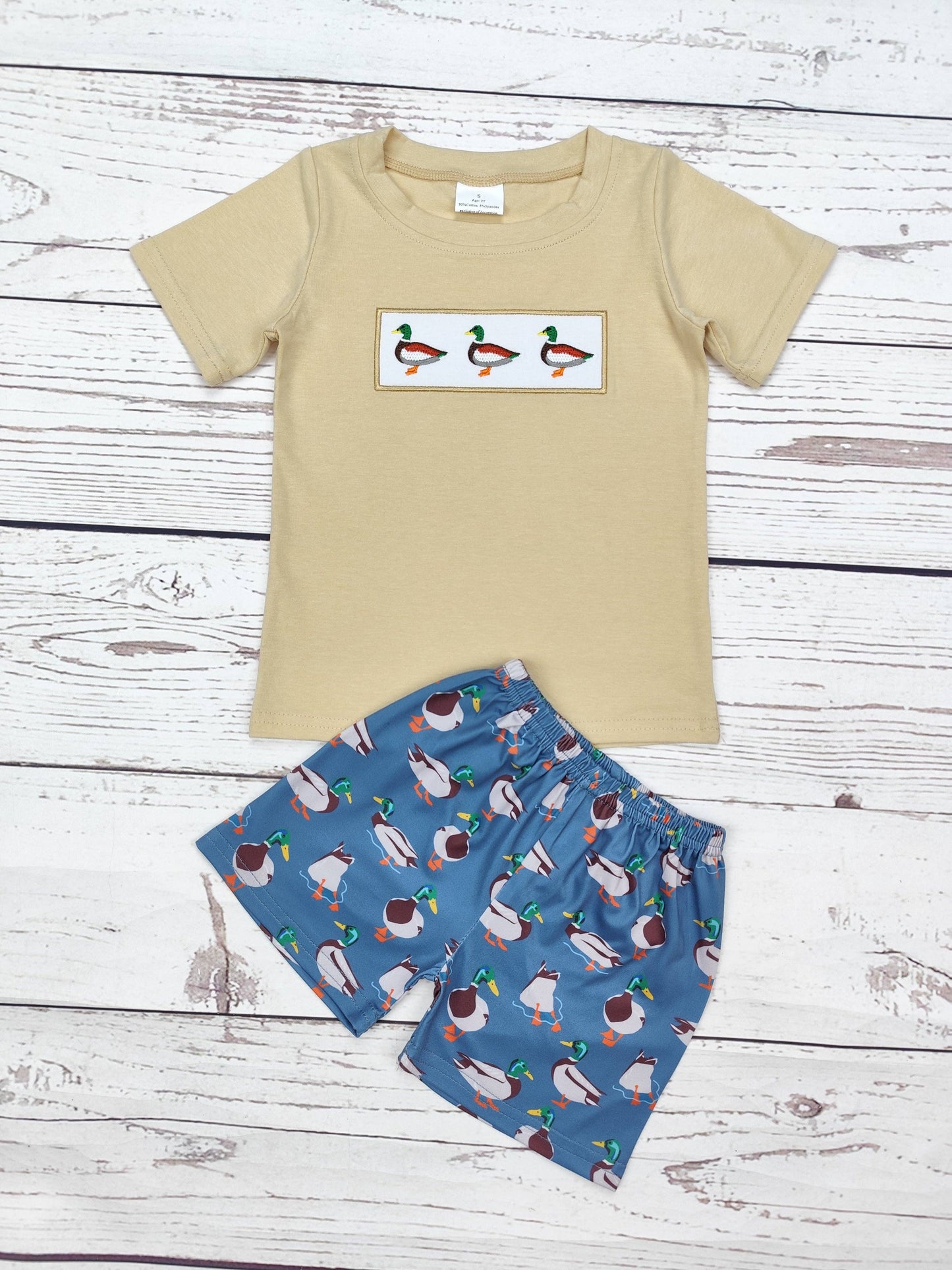 Boy Duck Top+Shorts Set