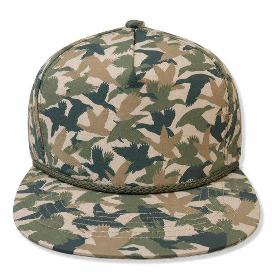Duck Camo Snapback Hat | Kids
