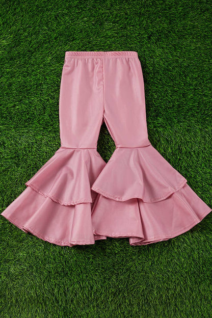Blush double layer bell bottoms