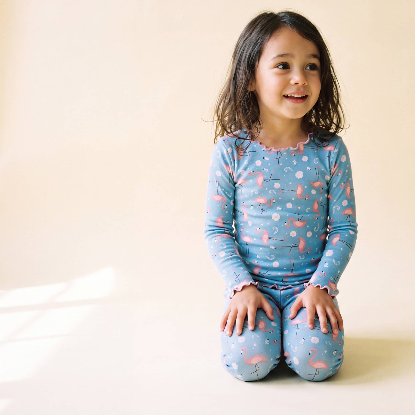 Flamingo |Bamboo Long Sleeve PJ Set