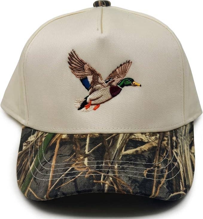 Mallard Duck-Wood Camo/Beige
