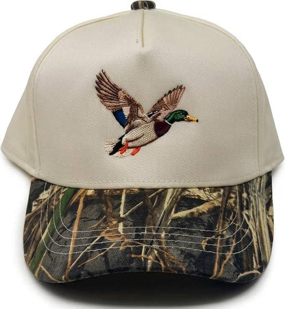 Mallard Duck-Wood Camo/Beige