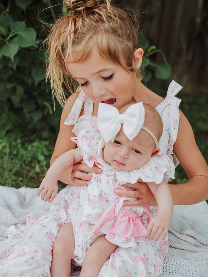 Floral Baby Girls Ruffle Romper