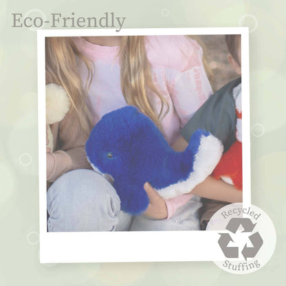 World's Softest Plush Huggee 11 inch-Blue Baby Whale