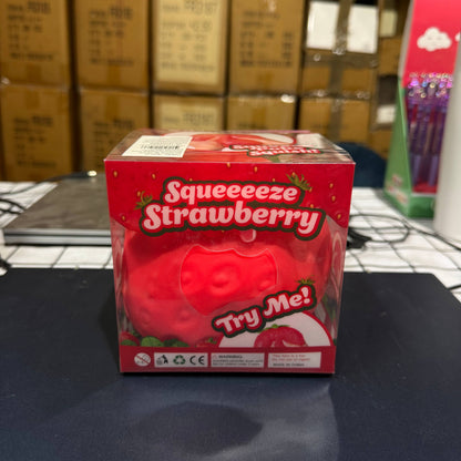 Jumbo Strawberry Squishy 6"