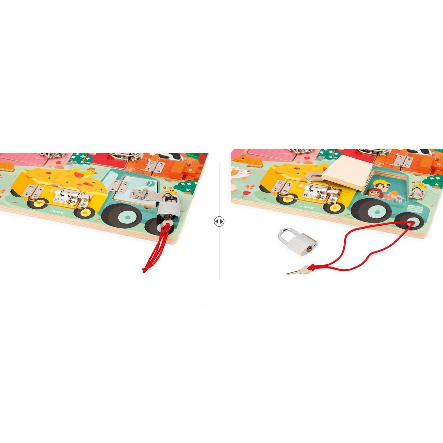 Interactive Padlocks Board | Farm