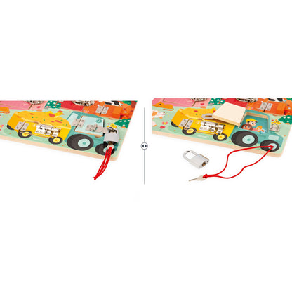 Interactive Padlocks Board | Farm