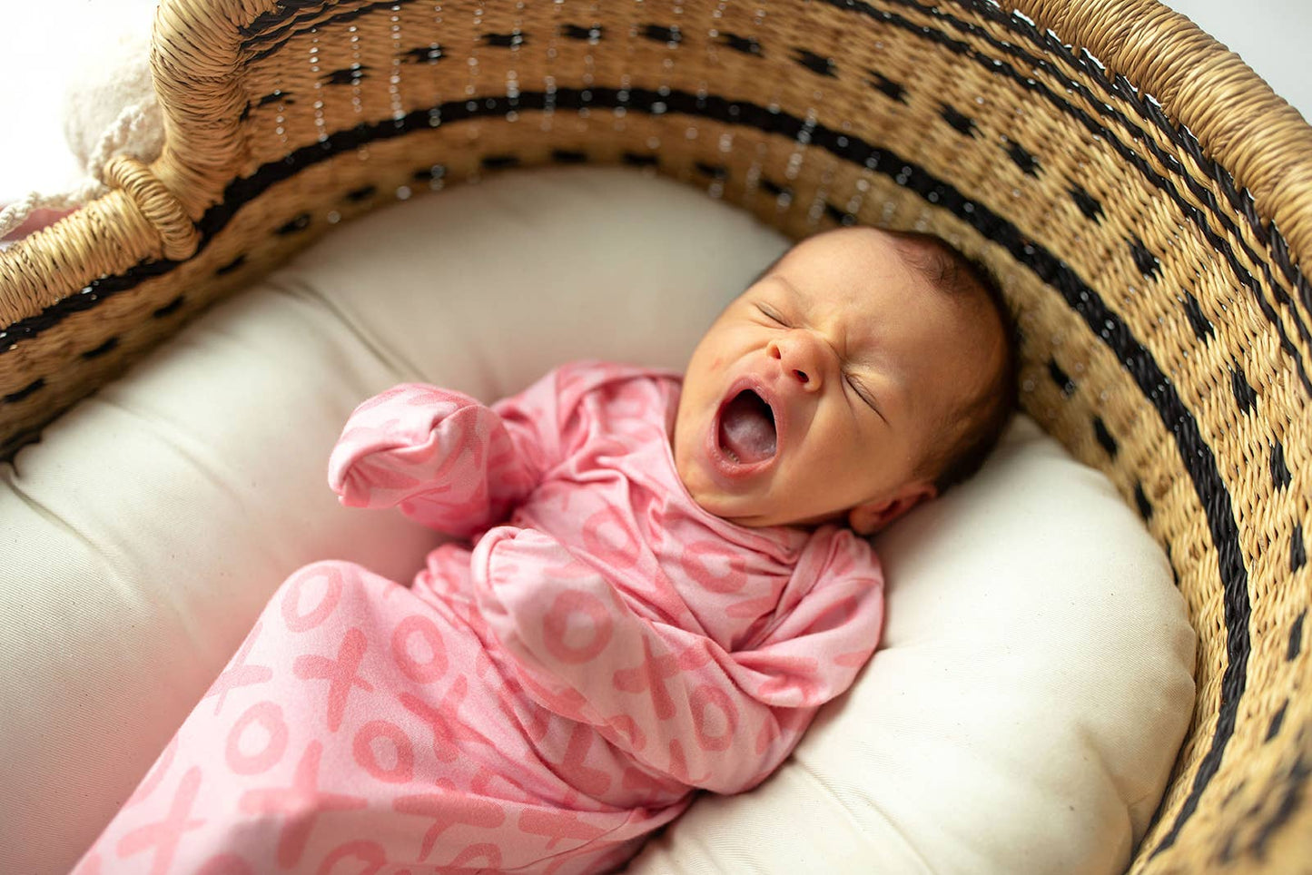 XOXO Love Knotted Newborn Baby Gown