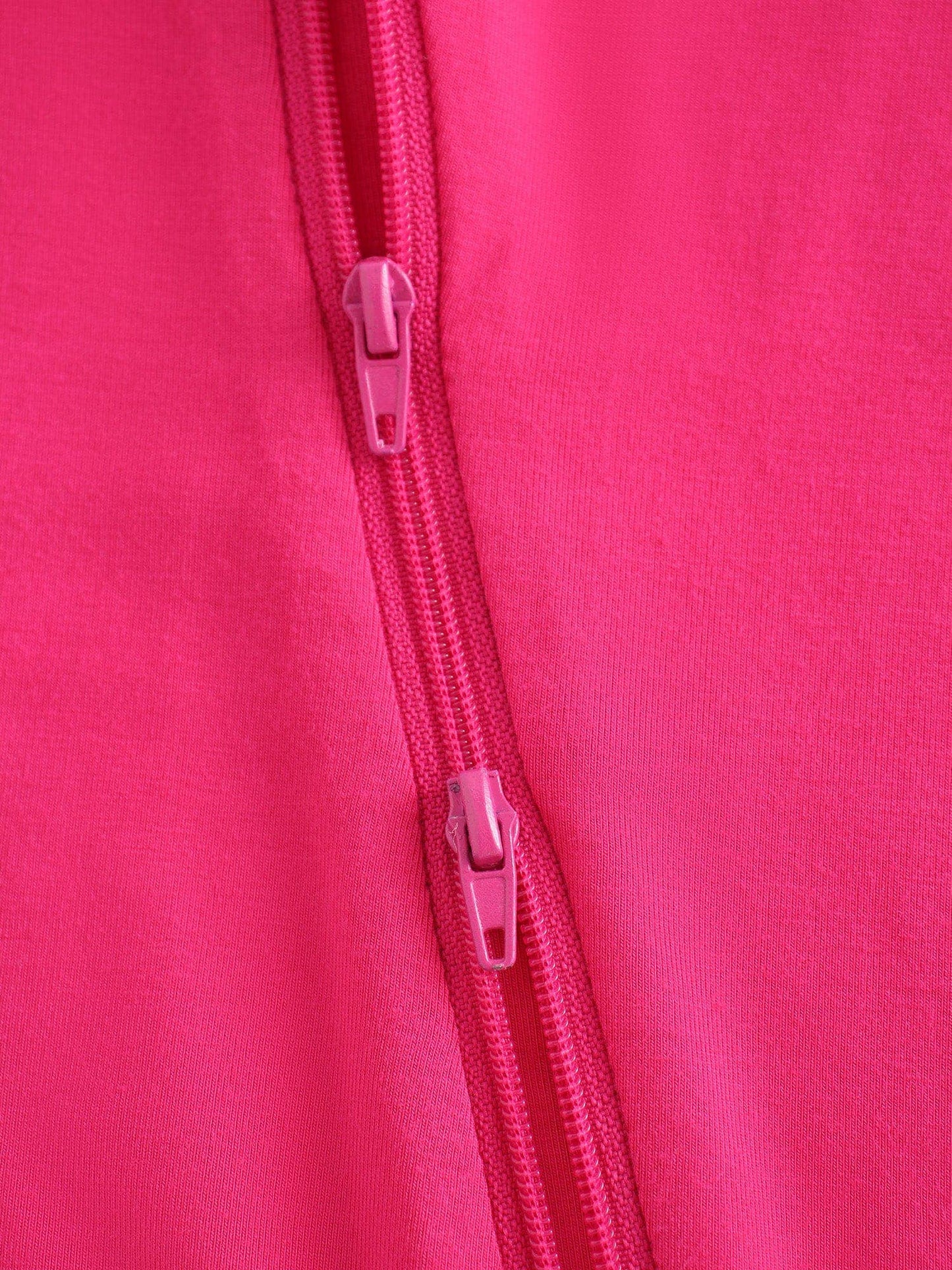 Hot Pink Bamboo Baby Convertible Zippy Romper