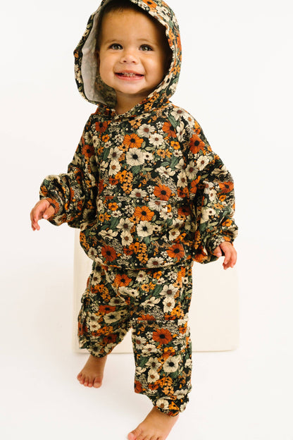 Rustic Blooms Cargo Hoodie Set
