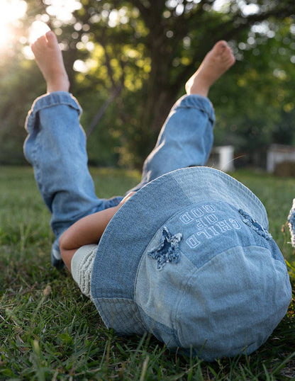 "Child of God" | Denim Kids Bucket Hat