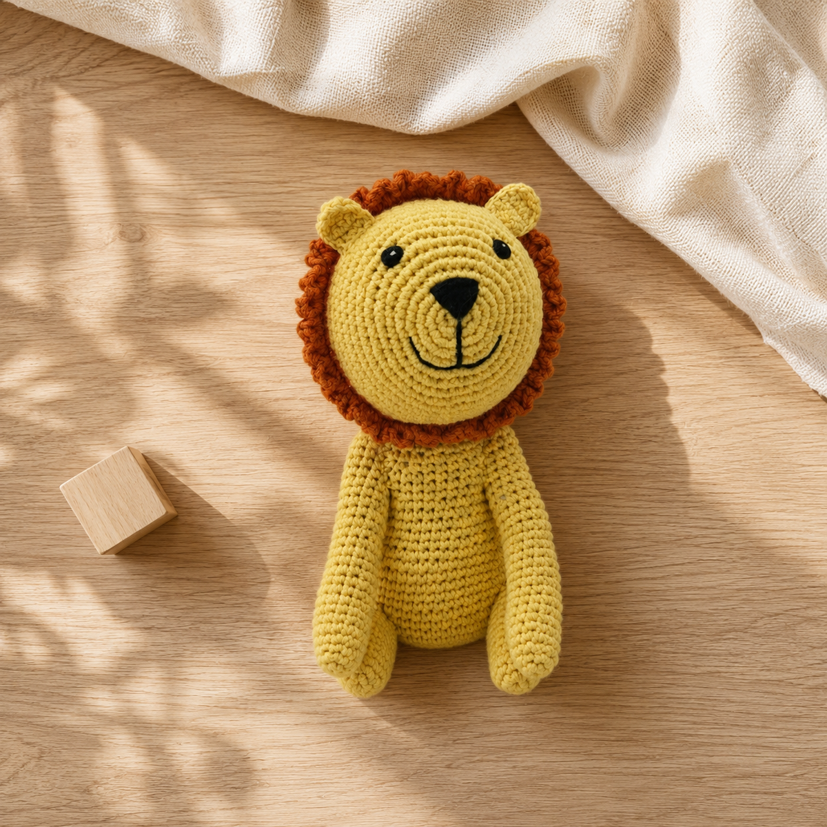 Lullaby Stitch | Lion Rattle