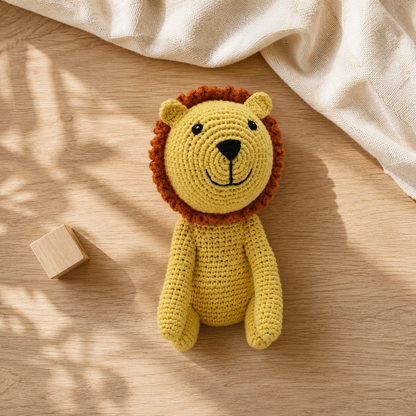 Lullaby Stitch | Lion Rattle